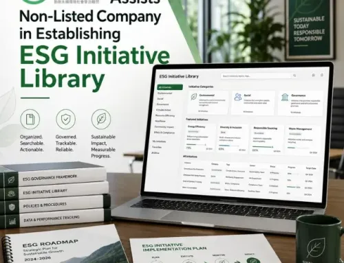 GreenCo Assists Non-Listed Company in Establishing ESG Initiative Library